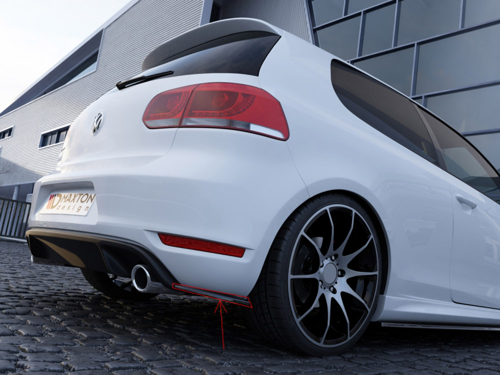 Rear Side Splitters VW Golf VI GTI 35TH Maxton Design UK