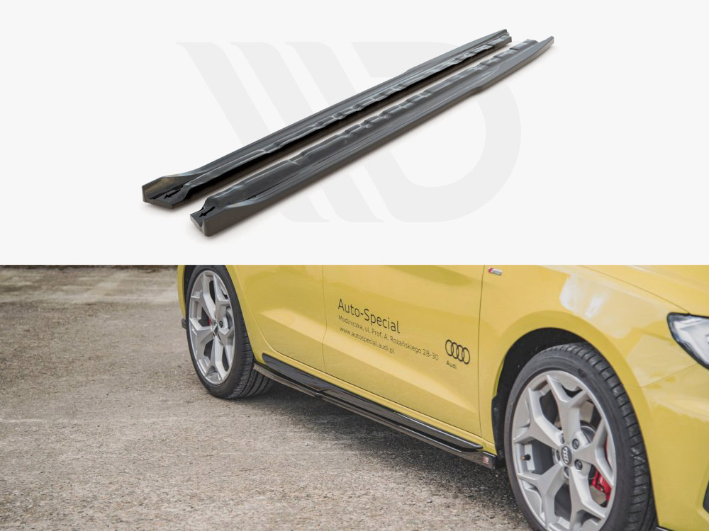 Side Skirts Splitters Audi A1 S-line GB (2018-) - 1 