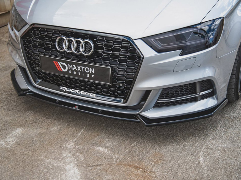 Front Splitter V.3 Audi S3 / A3 S-Line 8V Facelift Sedan (2016-2020) - 3 