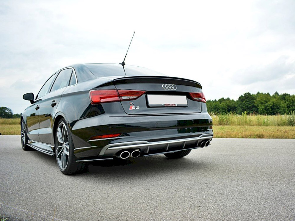 Central Rear Splitter Audi S3 8V FL Sedan (2017-) - 2 