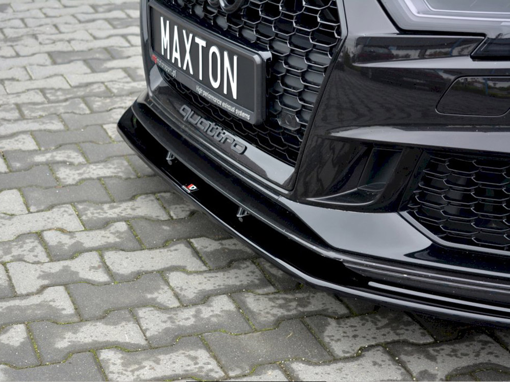 Front Splitter V.1 Audi RS3 8V Facelift Sportback (2017 - 20) - Carbon Look - 2 