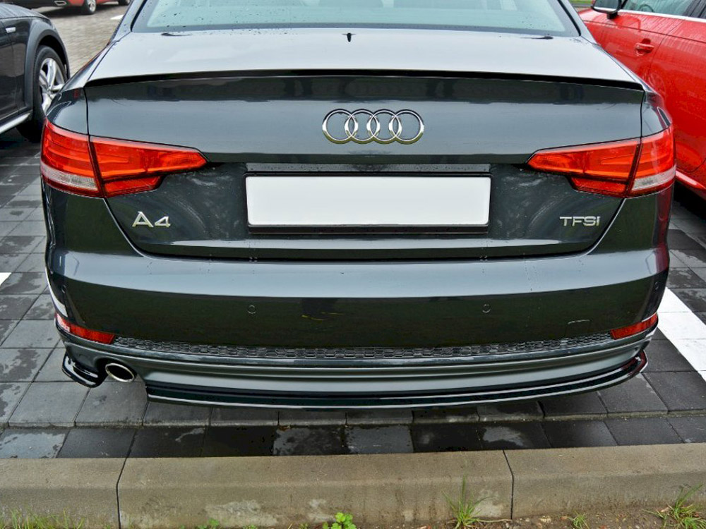 Spoiler CAP Audi A4 S-Line B9 Sedan - Carbon Look - 2 