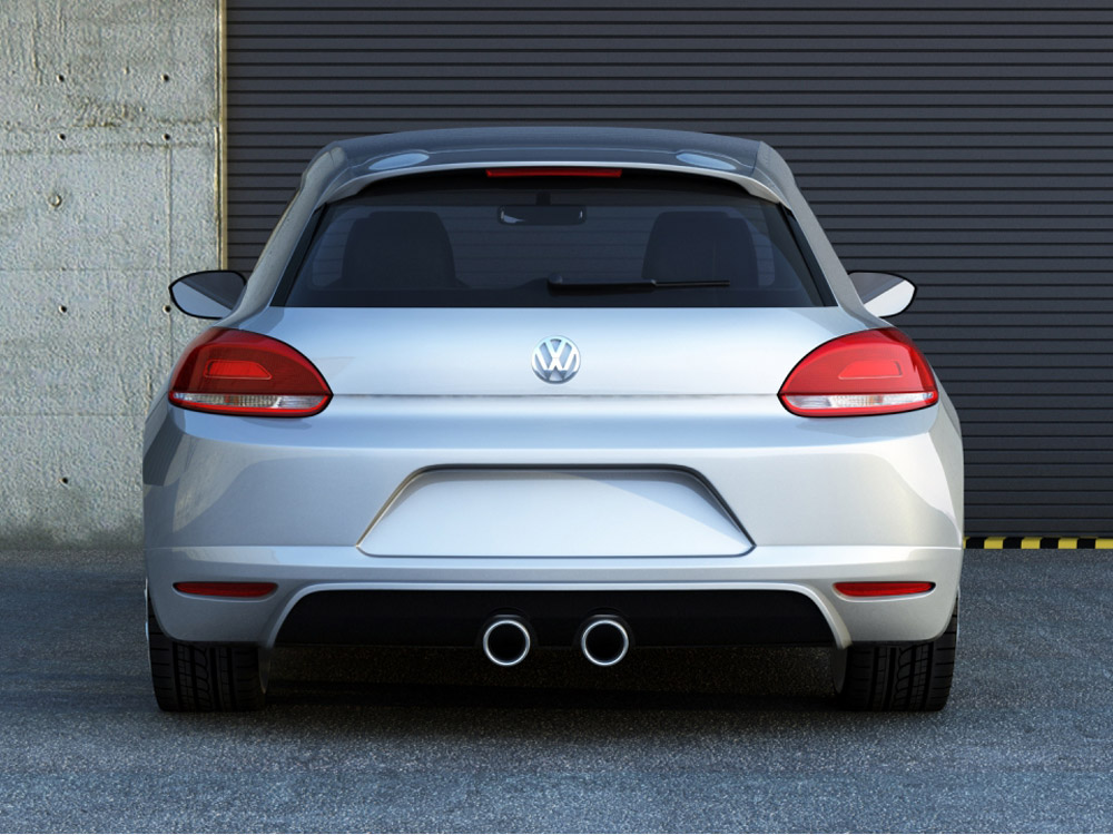 Rear Diffuser VW Scirocco Standard (Scirocco R Look) - 3 