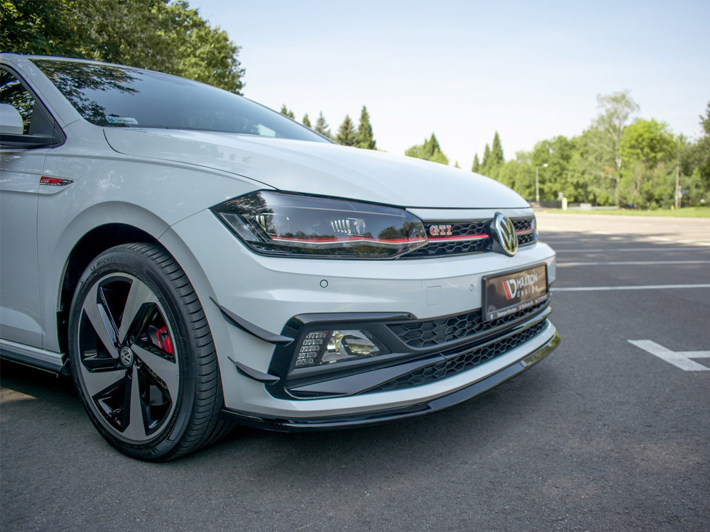 Front Splitter V.3 Volkswagen Polo GTI / R-Line Mk6 - 3 