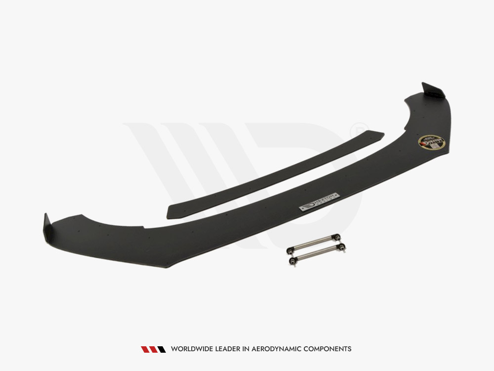 Front Racing Splitter (with wings) Volkswagen Polo GTI Mk5 Facelift - 4 