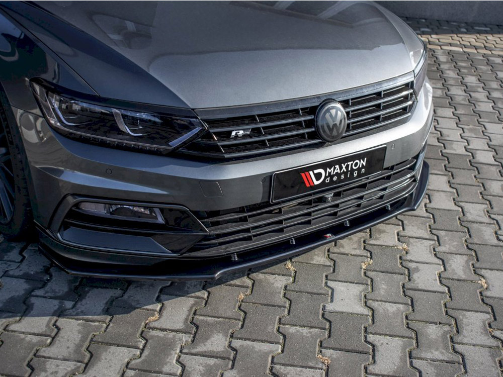 Front Splitter V.1 Volkswagen Passat R-line B8 (2015-19) - Carbon Look - 3 