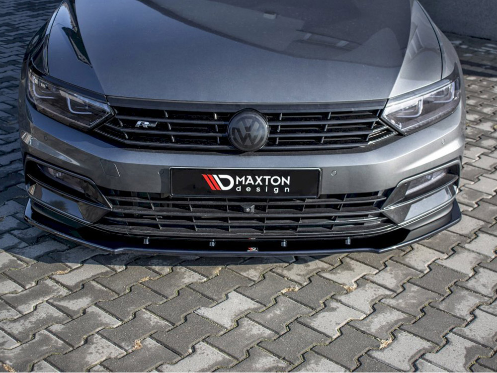 Front Splitter V.1 Volkswagen Passat R-line B8 (2015-19) - Carbon Look - 4 