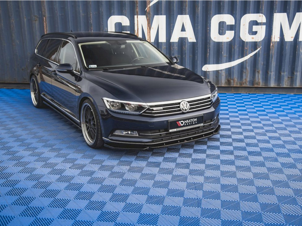 Front Splitter V.1 VW Passat B8 (2014-2019) - Carbon Look - 2 