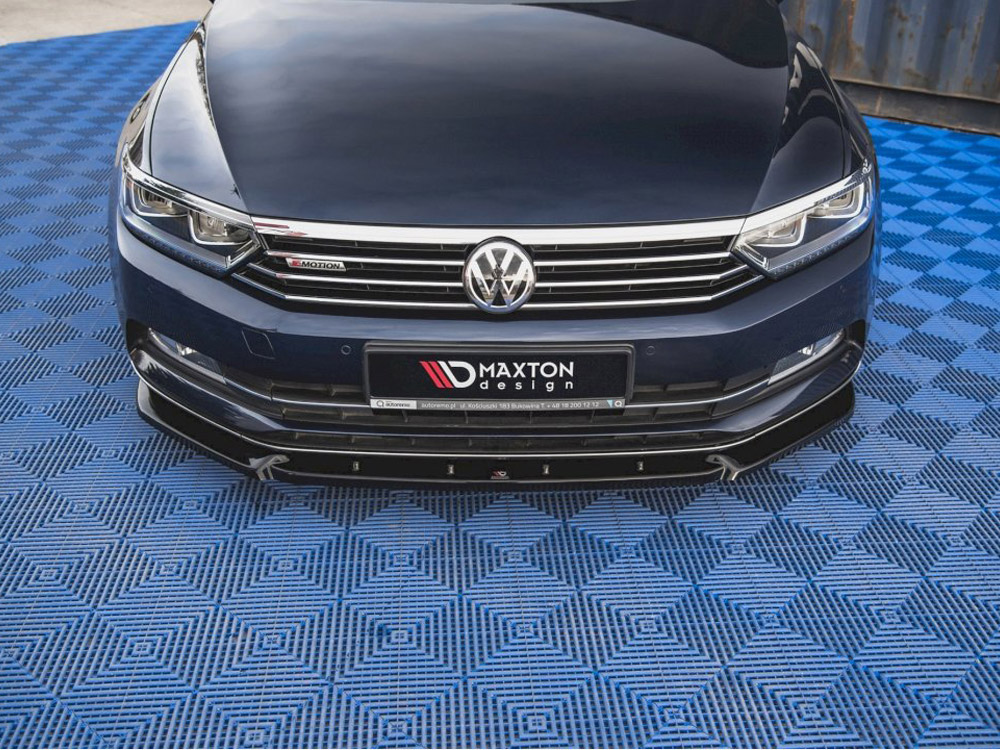 Front Splitter V.2 Volkswagen Passat B8 - Carbon Look - 3 