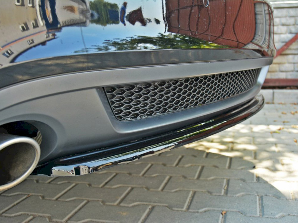 Central Rear Splitter Audi A5 S-Line 8T - Carbon Look - 3 