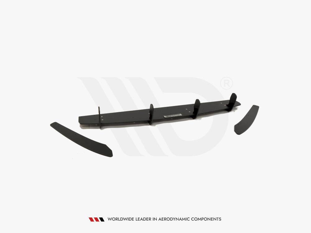 Audi A6 C7 S-line Avant Rear Diffuser & Rear Side Splitters (Fits TWO Single Exhaust Ends) (2011-2014) - 1 