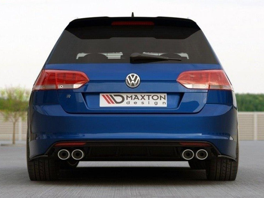 Rear Side Splitters VW Golf R Mk7 Estate - Carbon Look - 4 