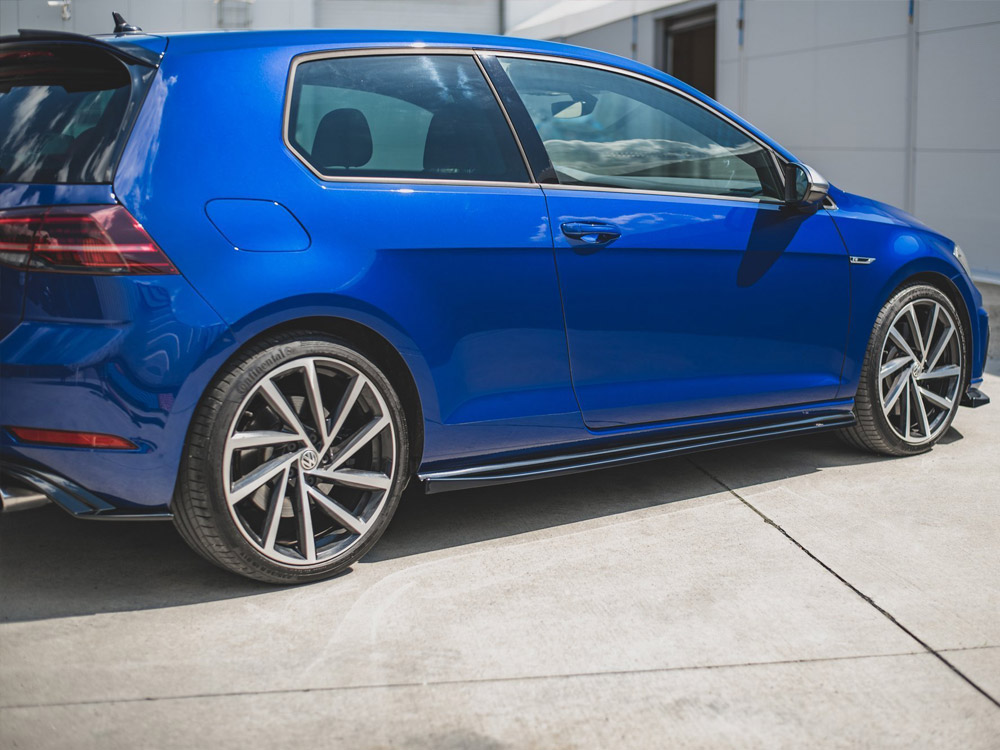 Side Skirts Diffusers V.4 VW Golf 7 R GTI Facelift (2017-2019) - Maxton ...