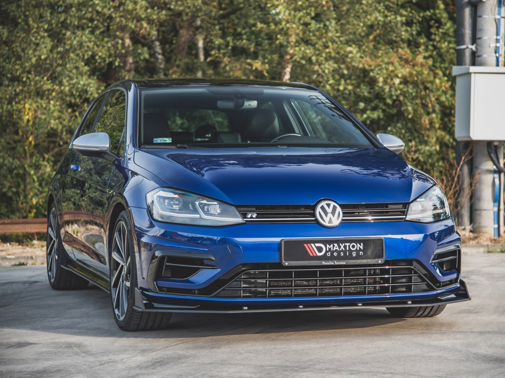 Street PRO Front Splitter V.2 VW Golf 7 R / R-Line Facelift - Maxton ...