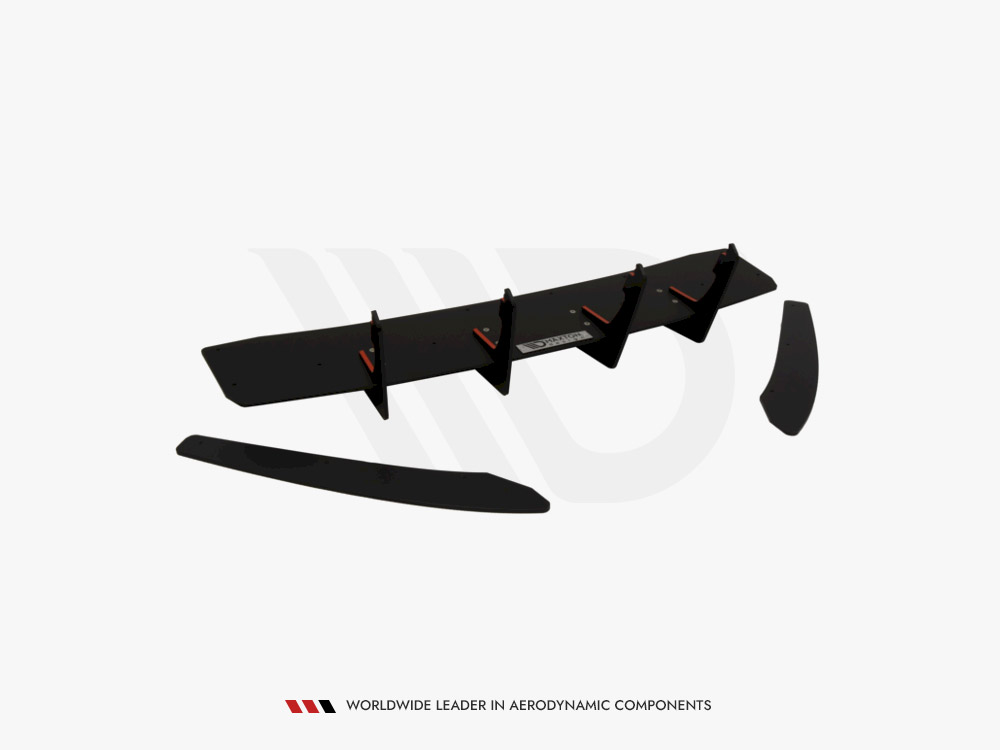 Rear Diffuser & Rear Side Splitters Audi S6 C7 Facelift - 2 