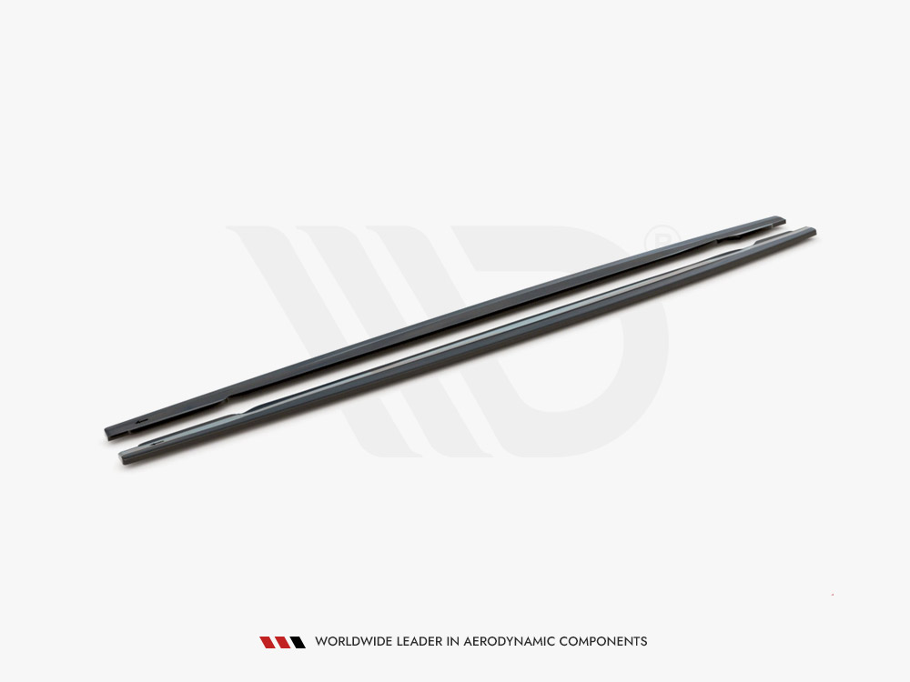 Side Skirts Splitters V2 Audi RS6 C8 / RS7 C8 (2019-) - Textured - 4 