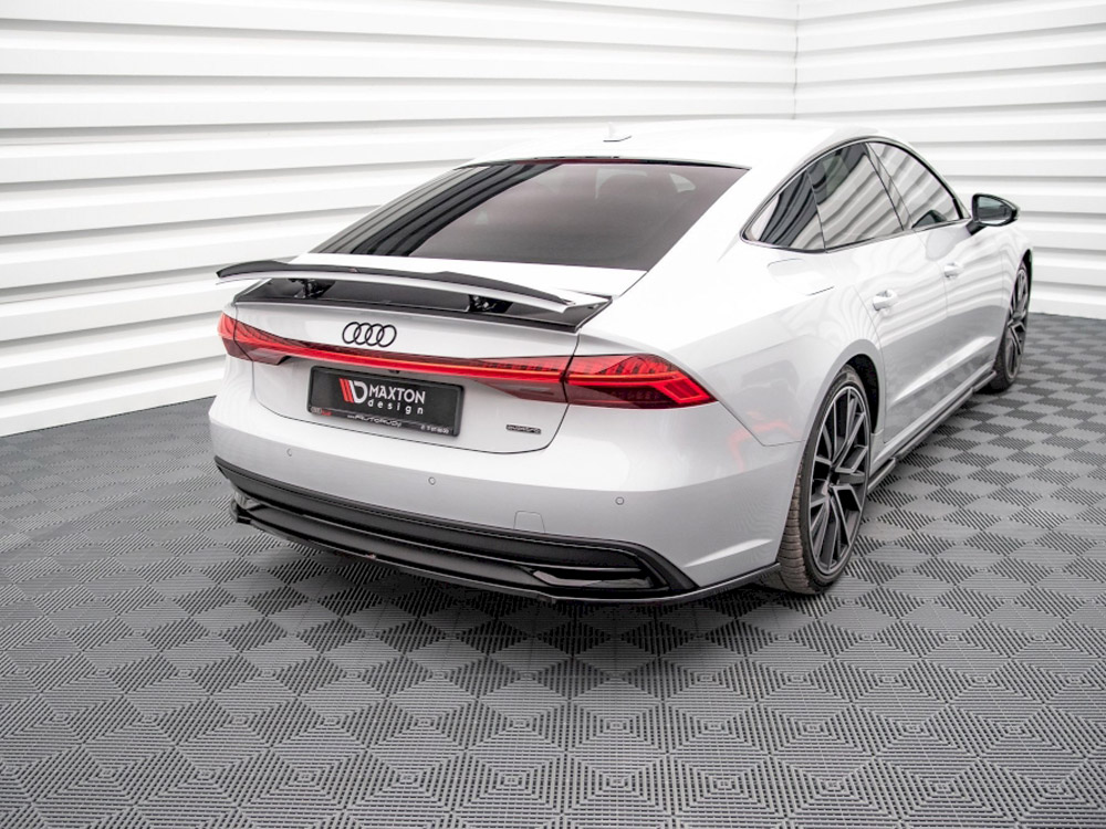 Central Rear Splitter Audi A7 C8 - 2 