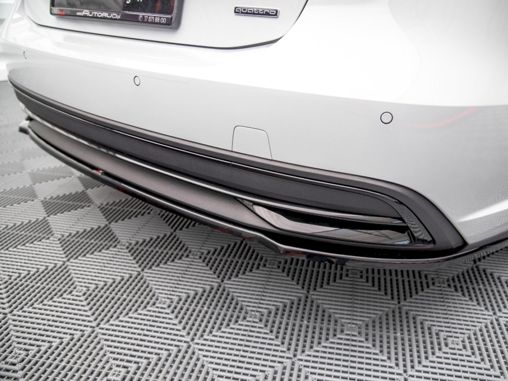 Central Rear Splitter Audi A7 C8 - 3 