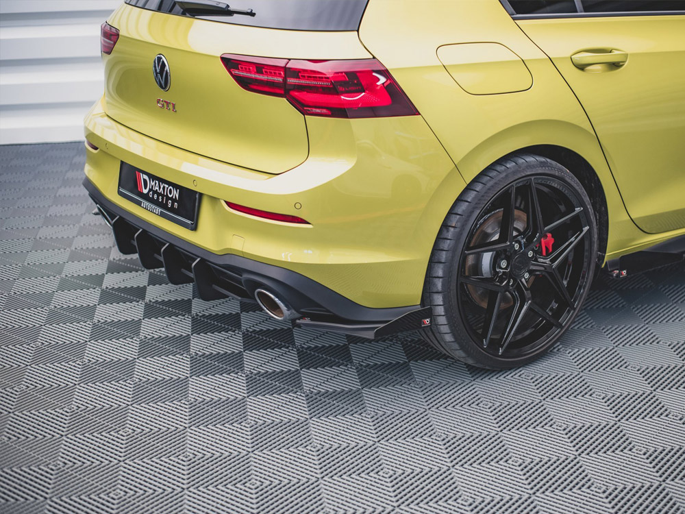 Street PRO Rear Side Splitters + Flaps VW Golf 8 GTI Clubsport - 3 