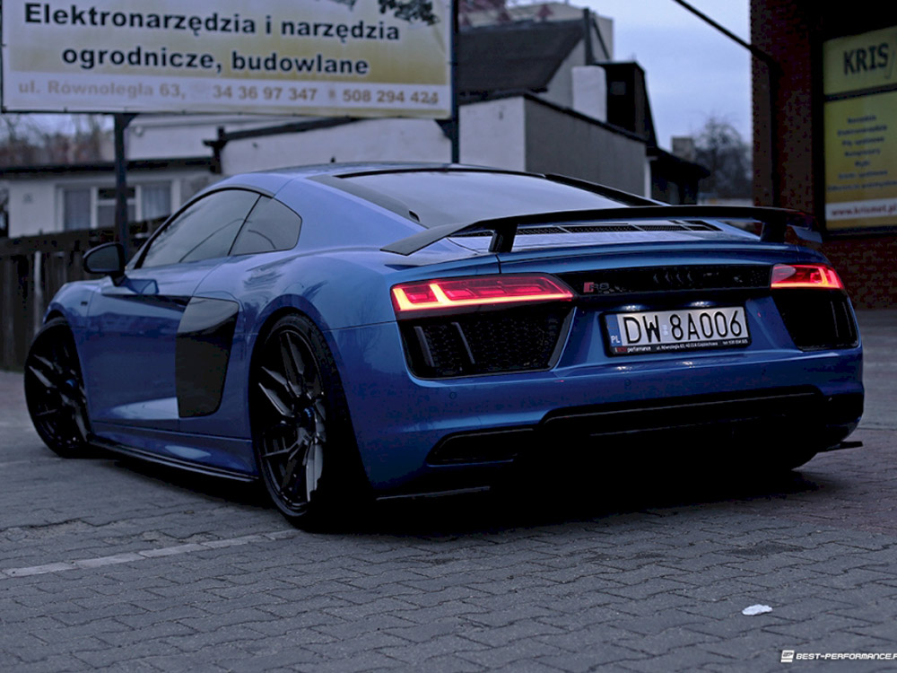 Side Skirts Diffusers Audi R8 Mk2 - Textured - 2 