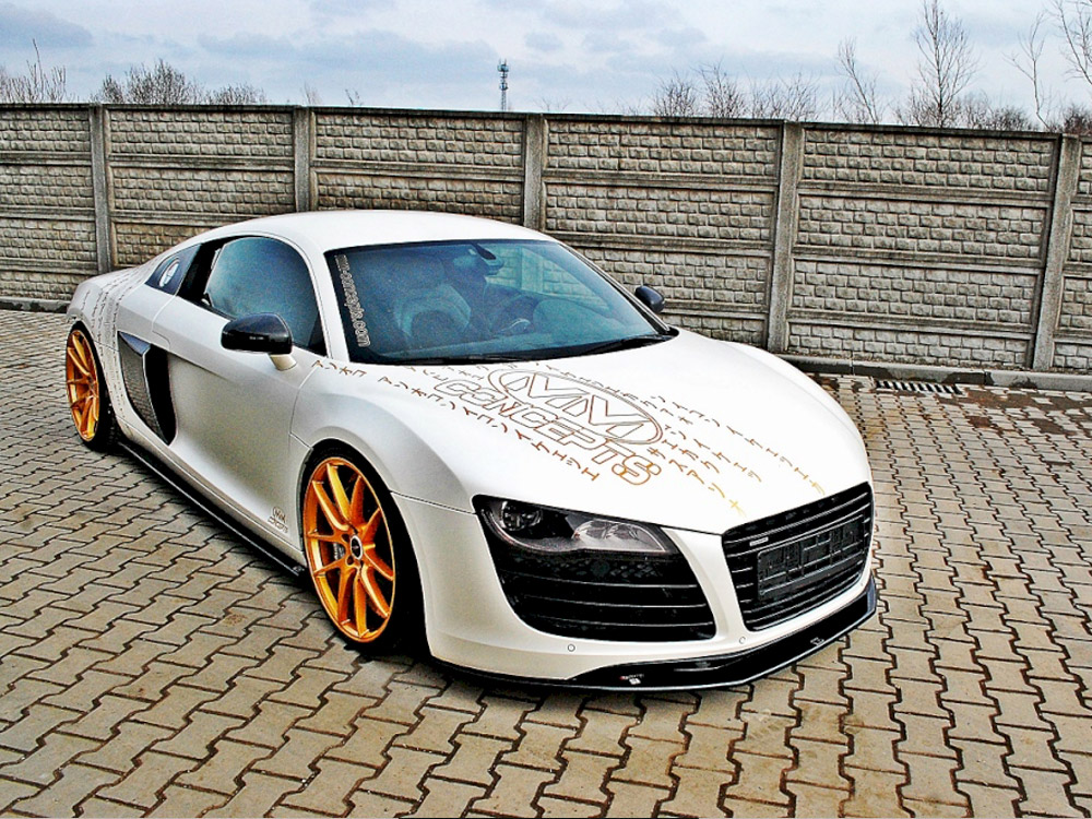 Side Skirts Diffusers Audi R8 - Textured - 1 