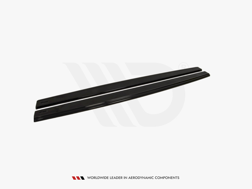 Side Skirts Diffusers Audi TT Mk2 RS - Textured - 4 