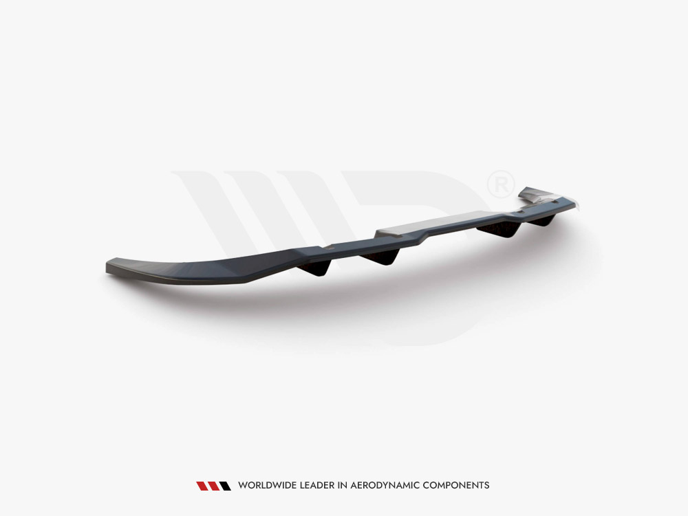 Central Rear Splitter (Vertical Bars) Audi Q3 Sportback S-Line - 3 