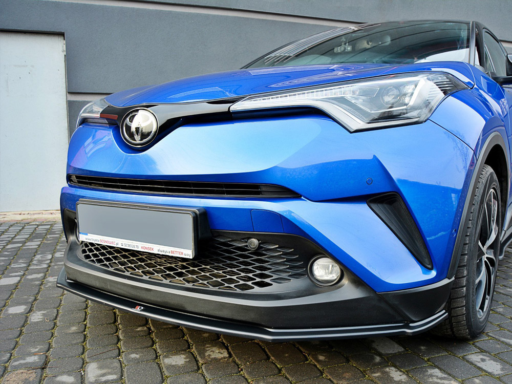 Front Splitter Toyota C-HR (2016-UP) - Textured - 3 