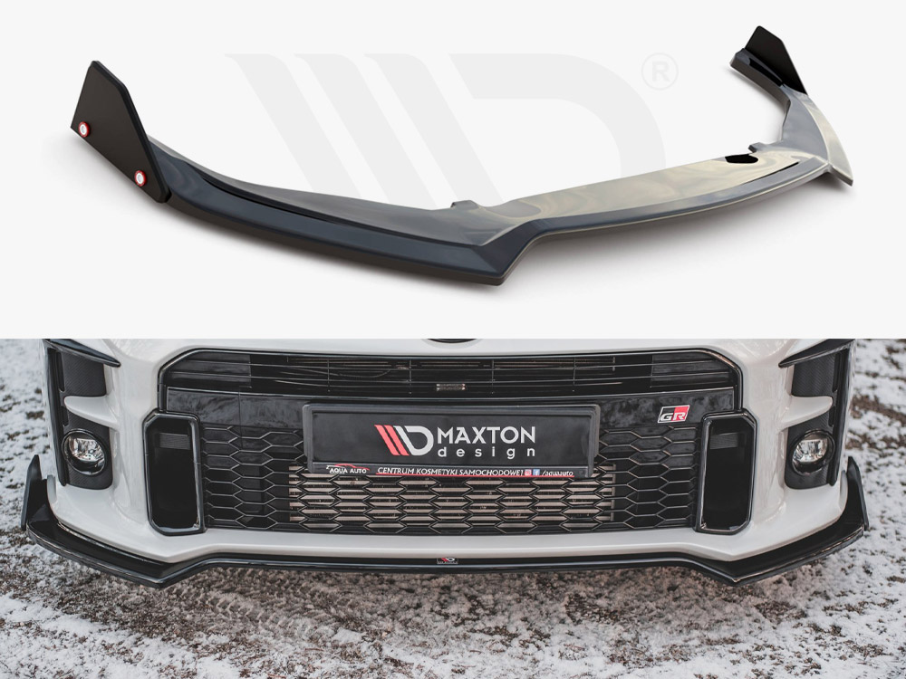 Front Splitter V.3 + Flaps Toyota GR Yaris Mk4 - 1 