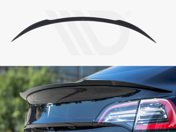 Glänzend Bodykit für Tesla Model Y Spoilerlippe Diffusor Schweller Heck  Spoiler 