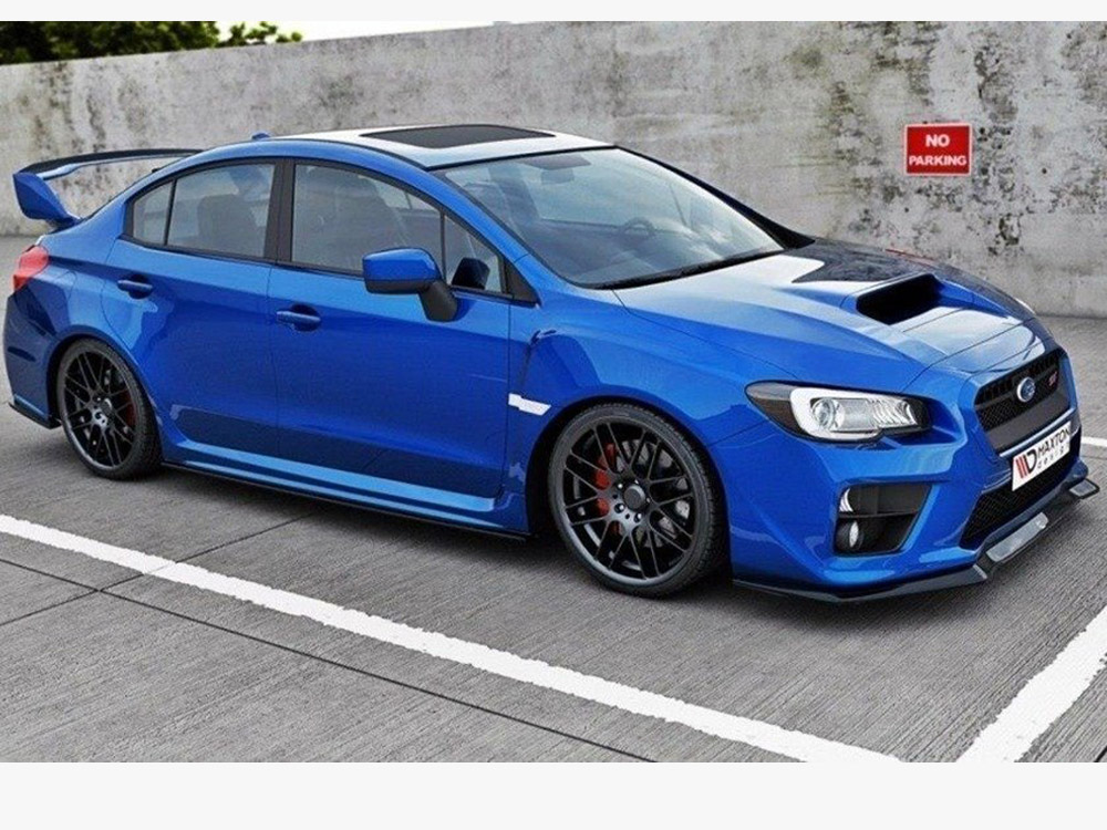 Side Skirts Diffusers Subaru WRX STI  - Textured - 3 