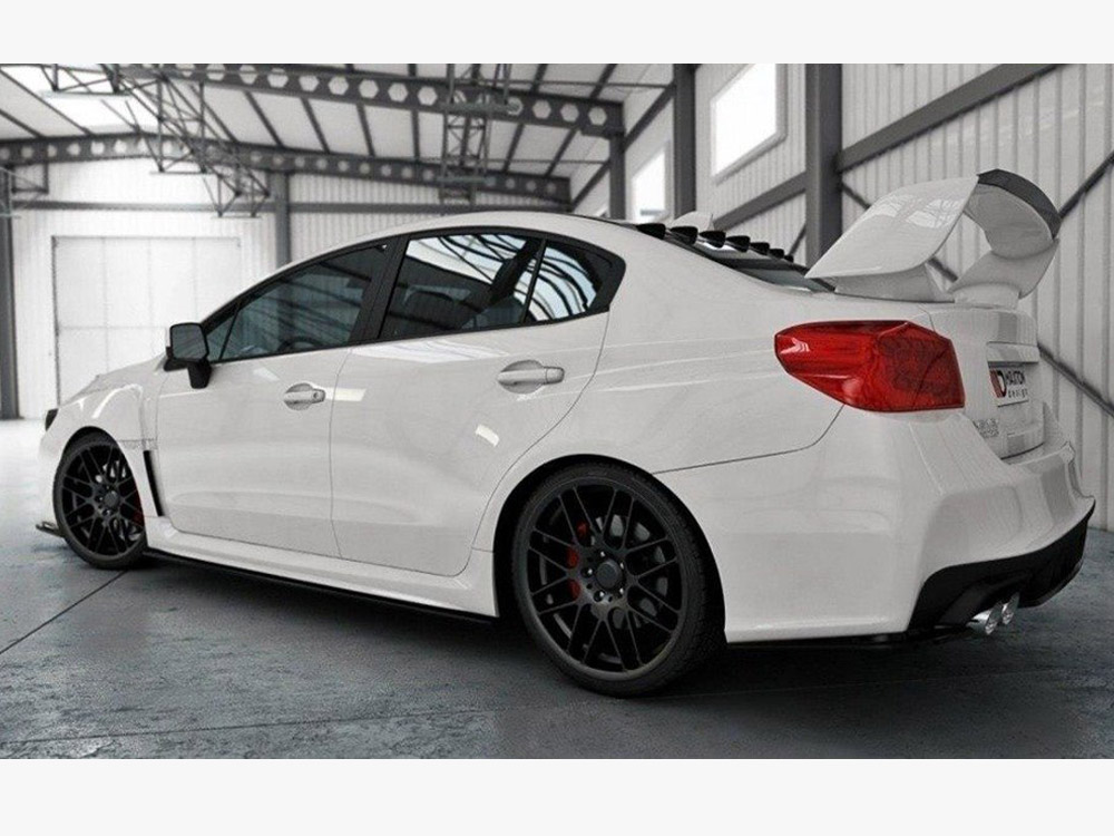 Side Skirts Diffusers Subaru WRX STI  - Textured - 4 