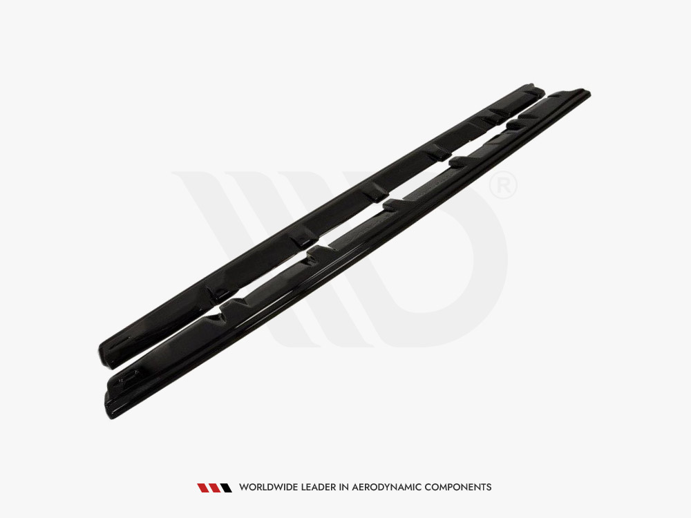 Side Skirts Diffusers Subaru WRX STI  - Textured - 5 