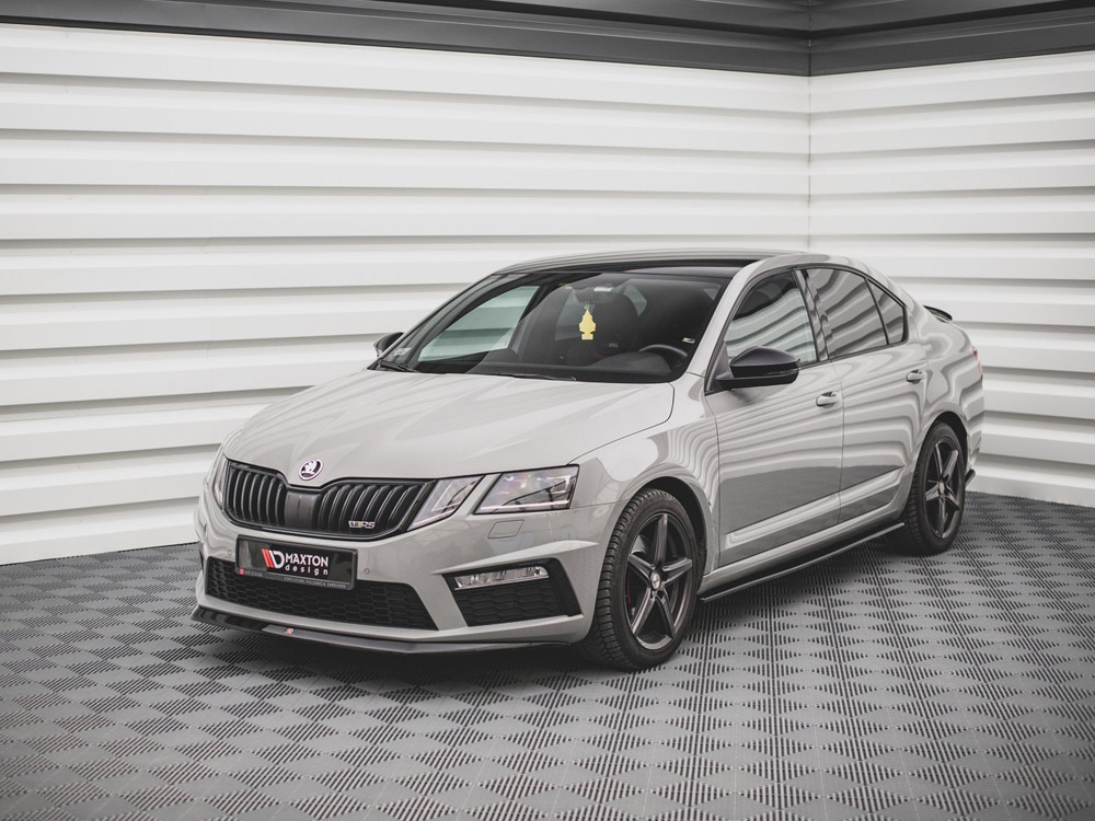 Front Splitter V.1 Skoda Octavia RS MK3 Facelift (2016-2019) - 2 