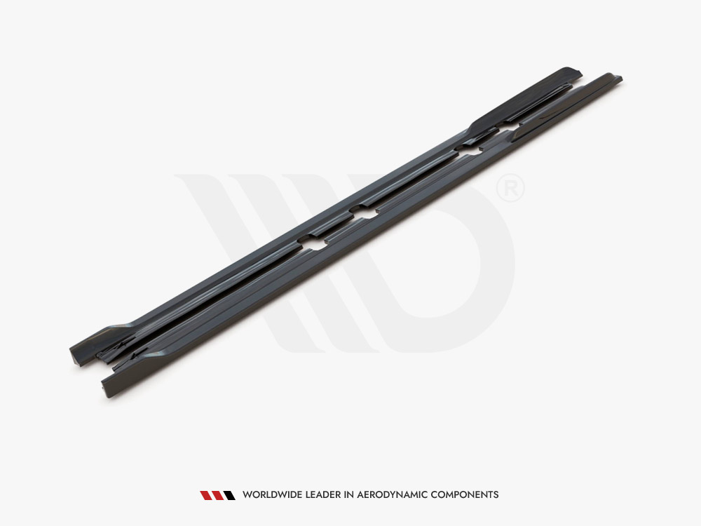 Side Skirts Diffusers V.2 Seat Leon FR Mk4 / Cupra Leon - Textured - 4 