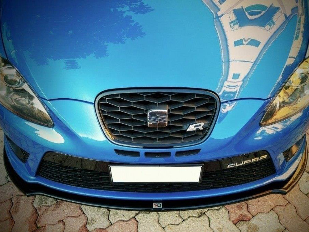 Front Splitter V.1 Seat Leon Mk2 Cupra / FR Facelift - Textured - 4 