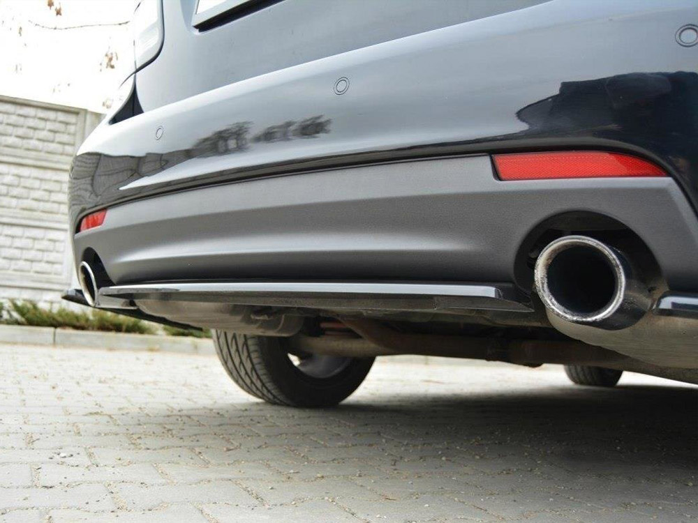 Central Rear Splitter SAAB 9-3 AERO MK2 Facelift (2007-2011) - 2 