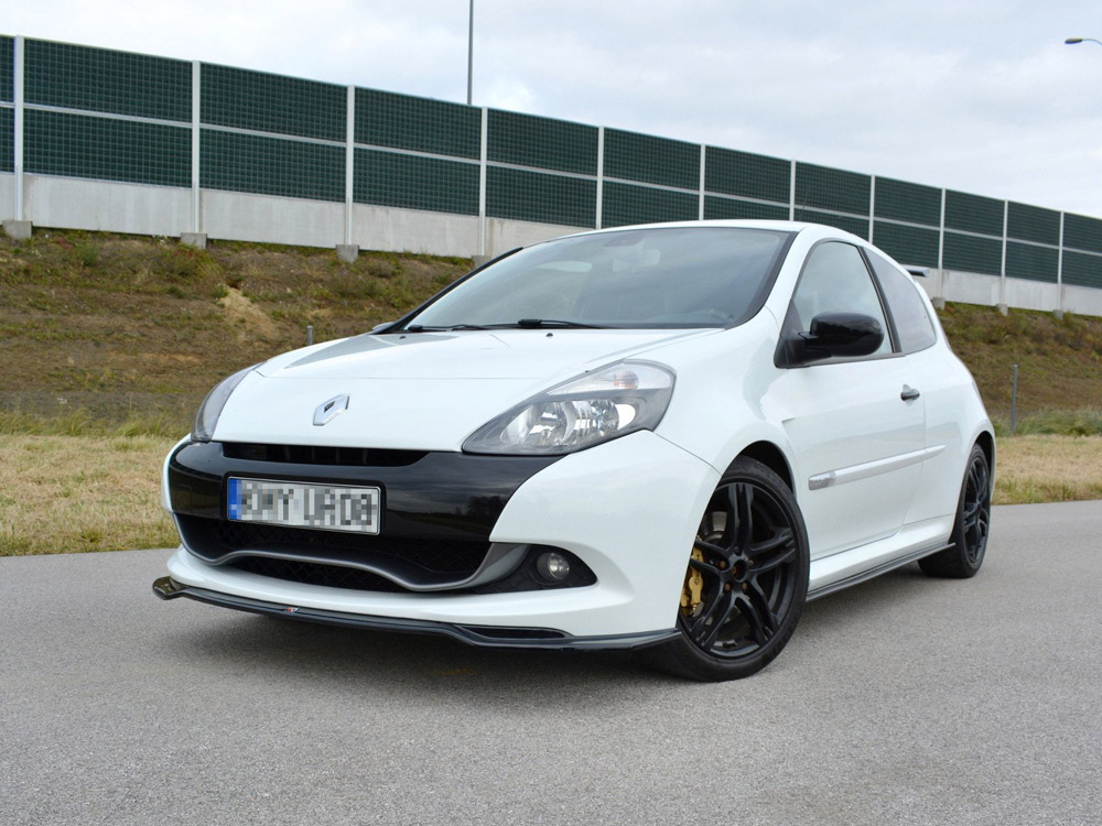 Front Splitter V.1 Renault CLIO MK3 RS Facelift (2009-2012) - Carbon Look - 2 