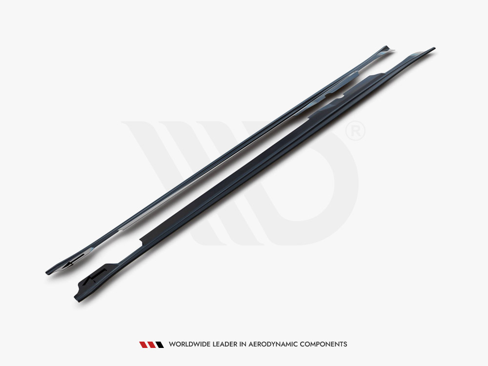 Side Skirts Diffusers V2 Porsche Panamera Turbo 970 Facelift (2013-2016) - 4 