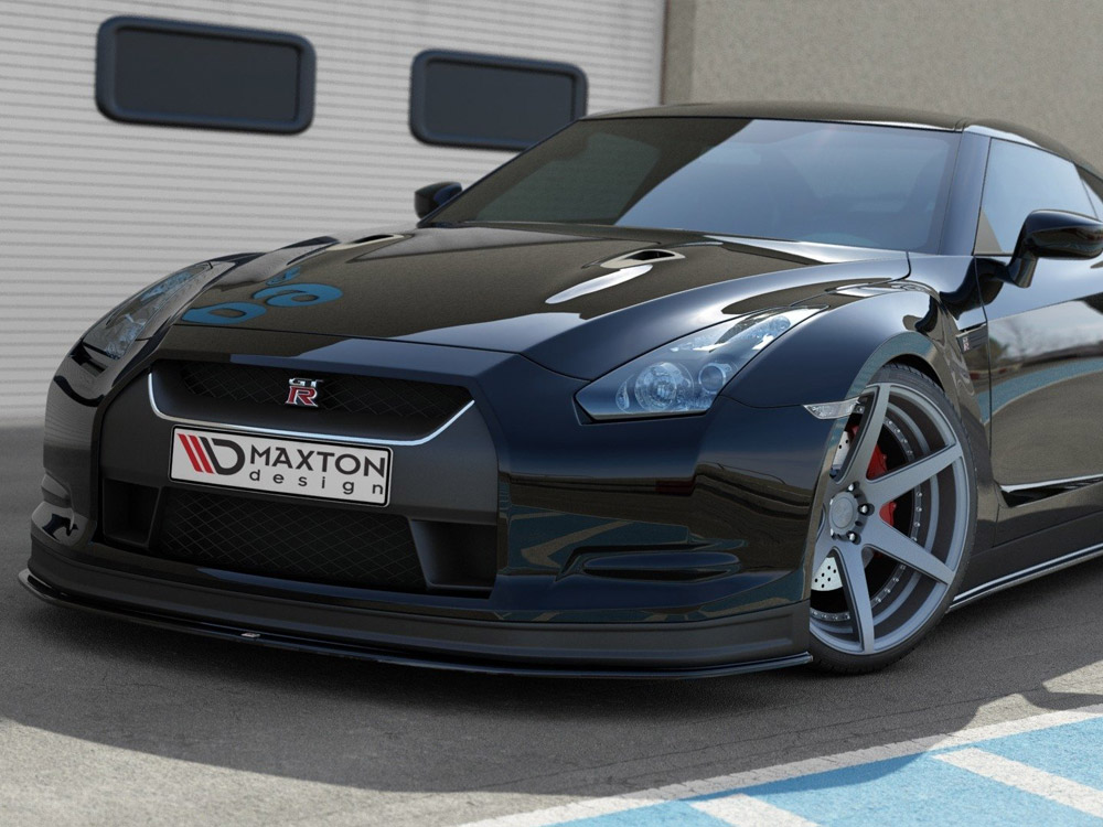 Front Splitter V.2 Nissan GT-R Pre-Facelift Coupe (R35-SERIES) (2007-2010) - 2 