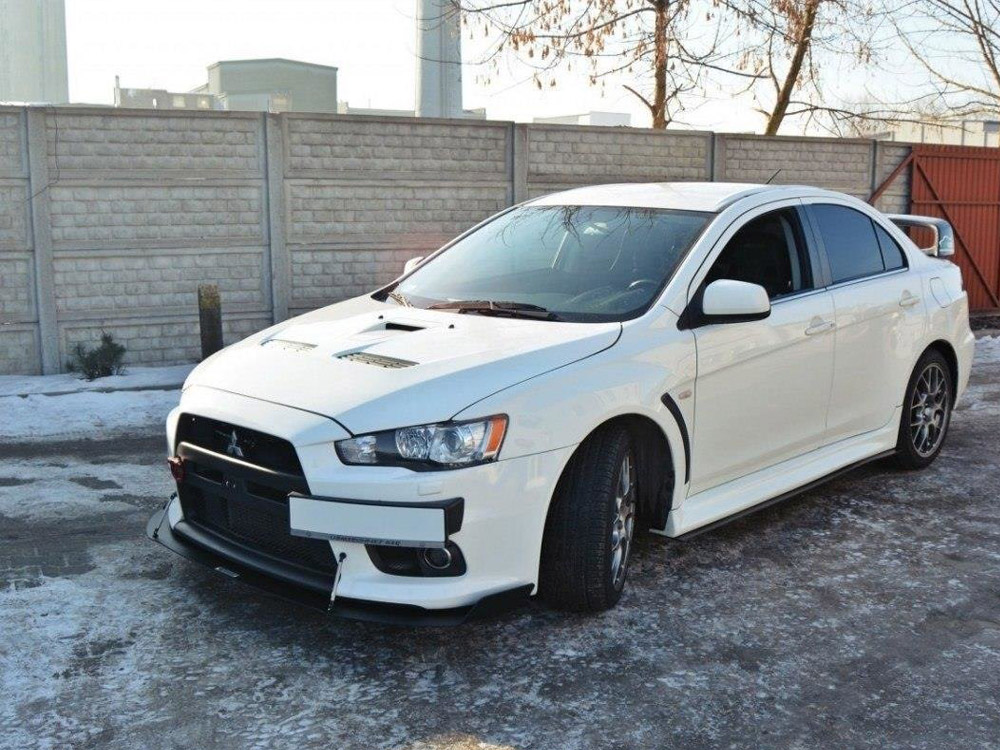 Front Racing Splitter V.1 Mitsubishi Lancer EVO X (2007-2015) - 2 