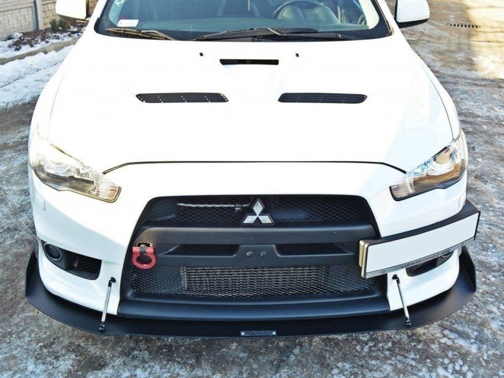 Front Racing Splitter V.1 Mitsubishi Lancer EVO X (2007-2015) - 3 