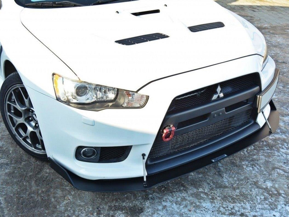 Front Racing Splitter V.1 Mitsubishi Lancer EVO X (2007-2015) - 4 