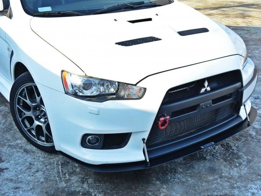 Front Racing Splitter V.2 Mitsubishi Lancer EVO X (2005-2017) - 4 