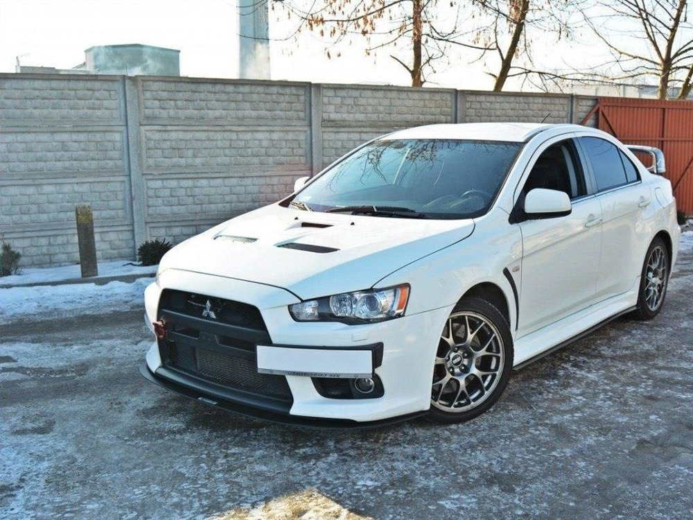 Front Racing Splitter V.3 Mitsubishi Lancer EVO X (2005-2017) - 2 