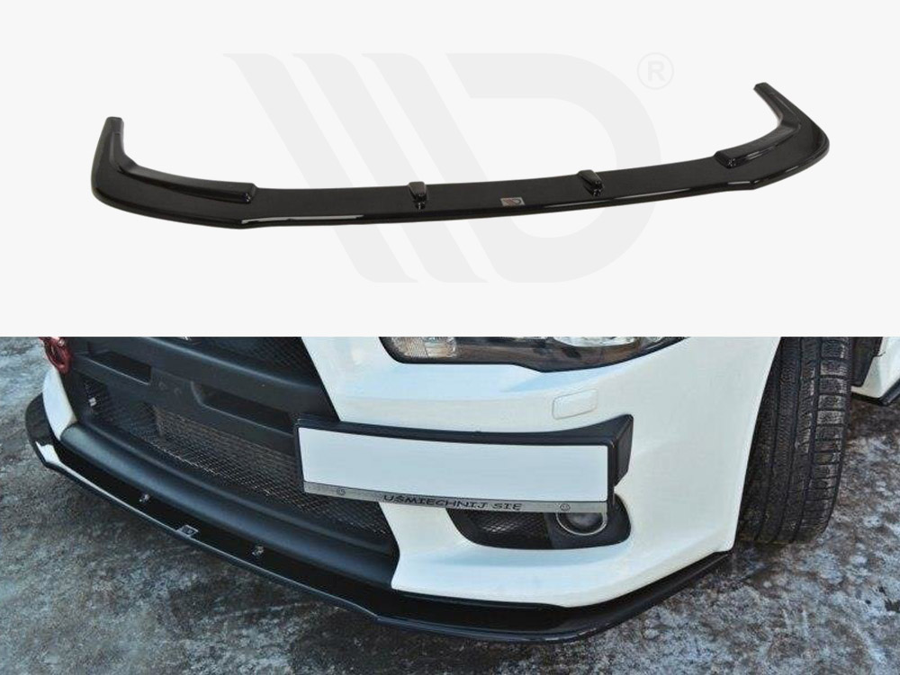 Front Splitter V.1 Mitsubishi Lancer EVO X (2007-2015) - 1 