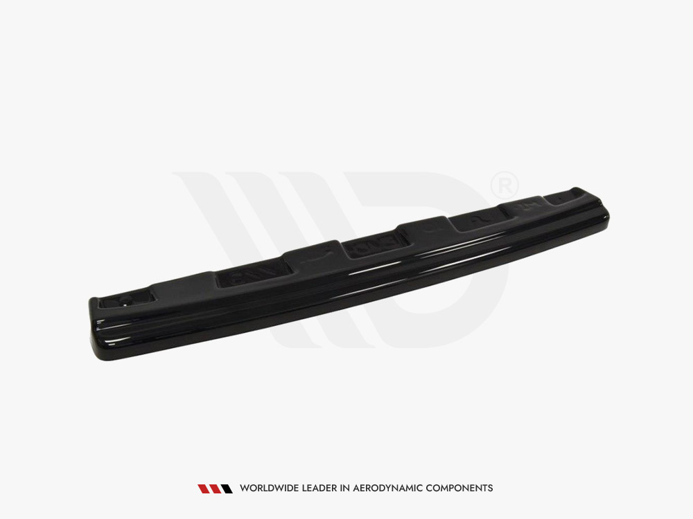 Central Rear Splitter Mitsubishi Lancer EVO X (Without/vertical Bars) (2007-2015) - Textured - 2 