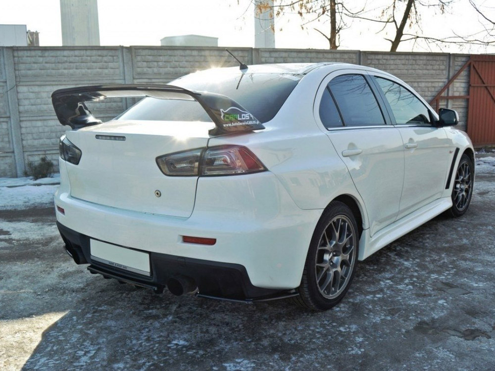 Rear Side Splitters Mitsubishi Lancer EVO X - Maxton Design UK