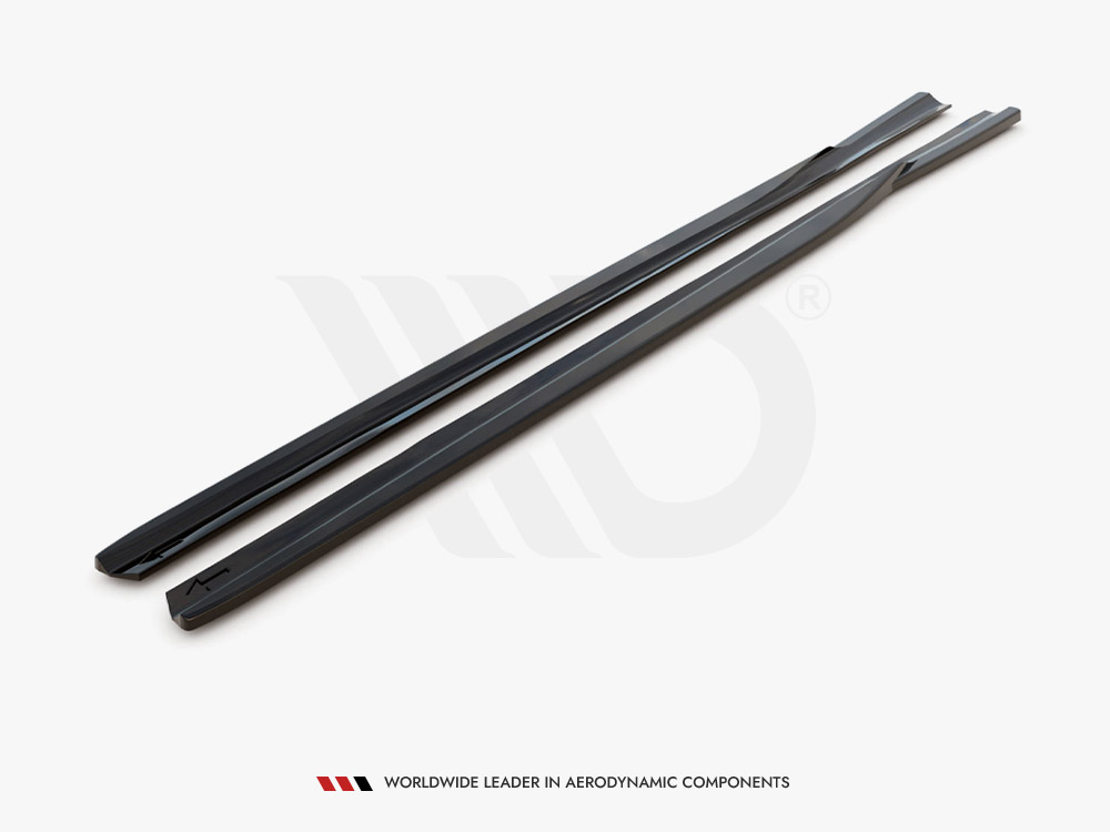 Side Skirts Diffusers Lexus GS F Sport MK4(L10) (2012-2015) - Carbon Look - 4 