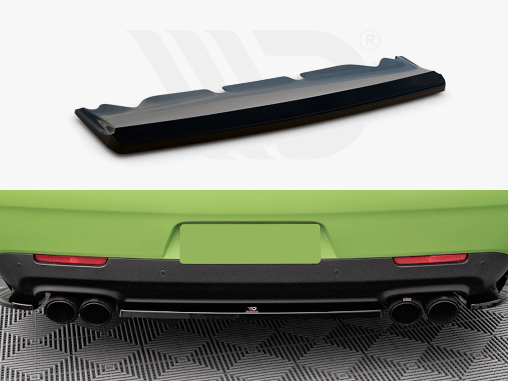 Central Rear Splitter Dodge Challenger SRT Hellcat Widebody Mk3 - 1 